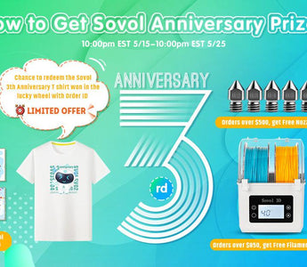 Sovol 3rd Anniversary Free Gifts and Sales - SOVOL