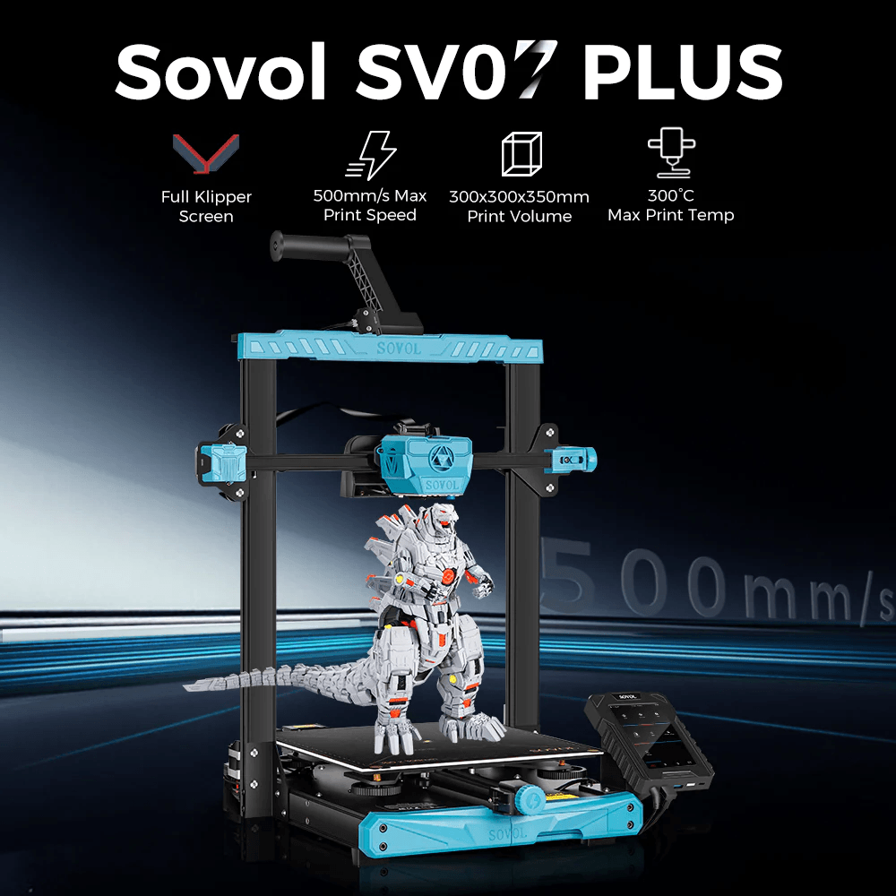 300x300x350mm Build Plate of Sovol SV07 Plus