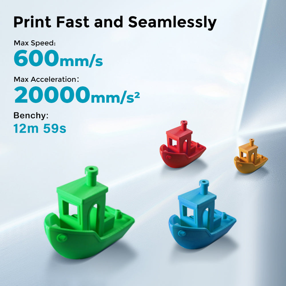 Printing Benchy takes only 13 minutes