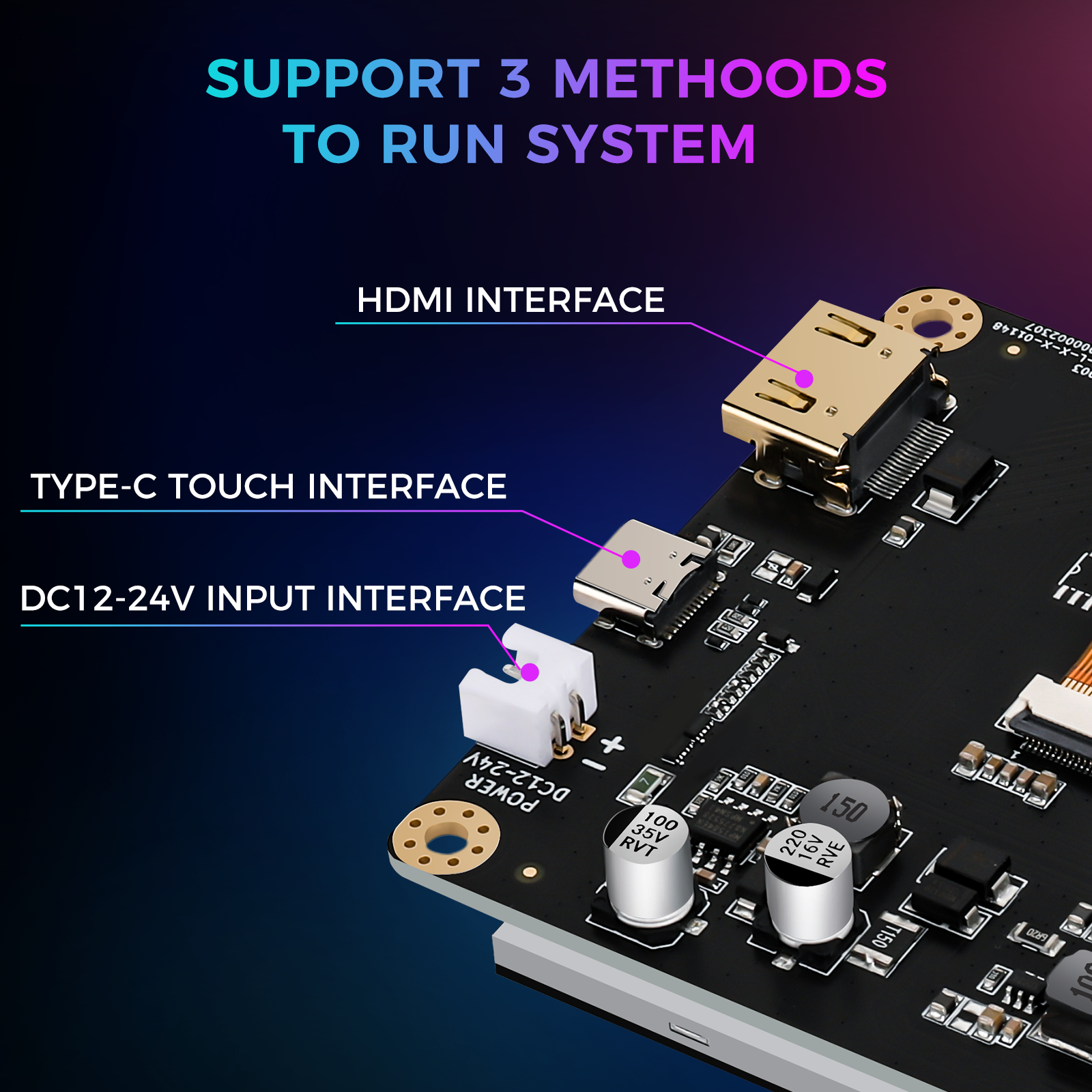 SV08 HDMI Capacitive Klipper Screen