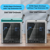 SV08 Metal and Silicon Boride Glass Open Enclosure