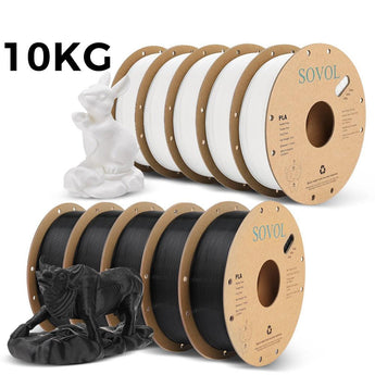 {10KG Bundle Sale} Sovol 1.75mm PLA Multicolor 3D Printing Filaments 1KG/Rolls - SOVOL