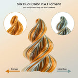 Sovol Silk PLA 3D Printing Filament Single/Dual/Tri/Rainbow Colors 1.75mm - SOVOL