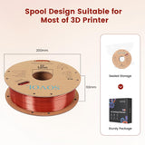 Sovol Silk PLA 3D Printing Filament Single/Dual/Tri/Rainbow Colors 1.75mm - SOVOL