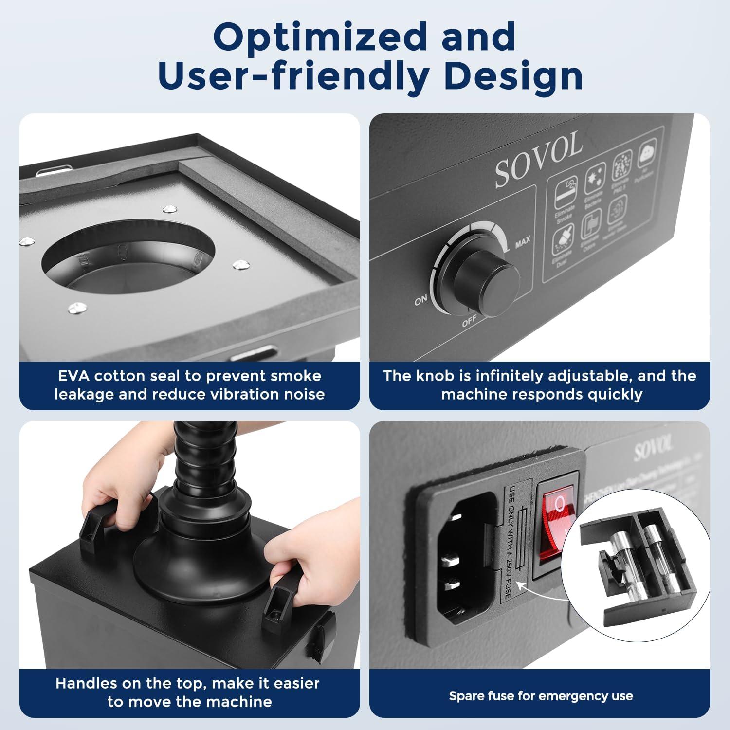 Laser Engraver Solder Fume Extractor Odor Filter