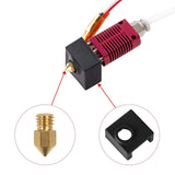 Sovol 0.4mm MK8 Extruder Nozzles with Heater Block Silicone Covers - SOVOL