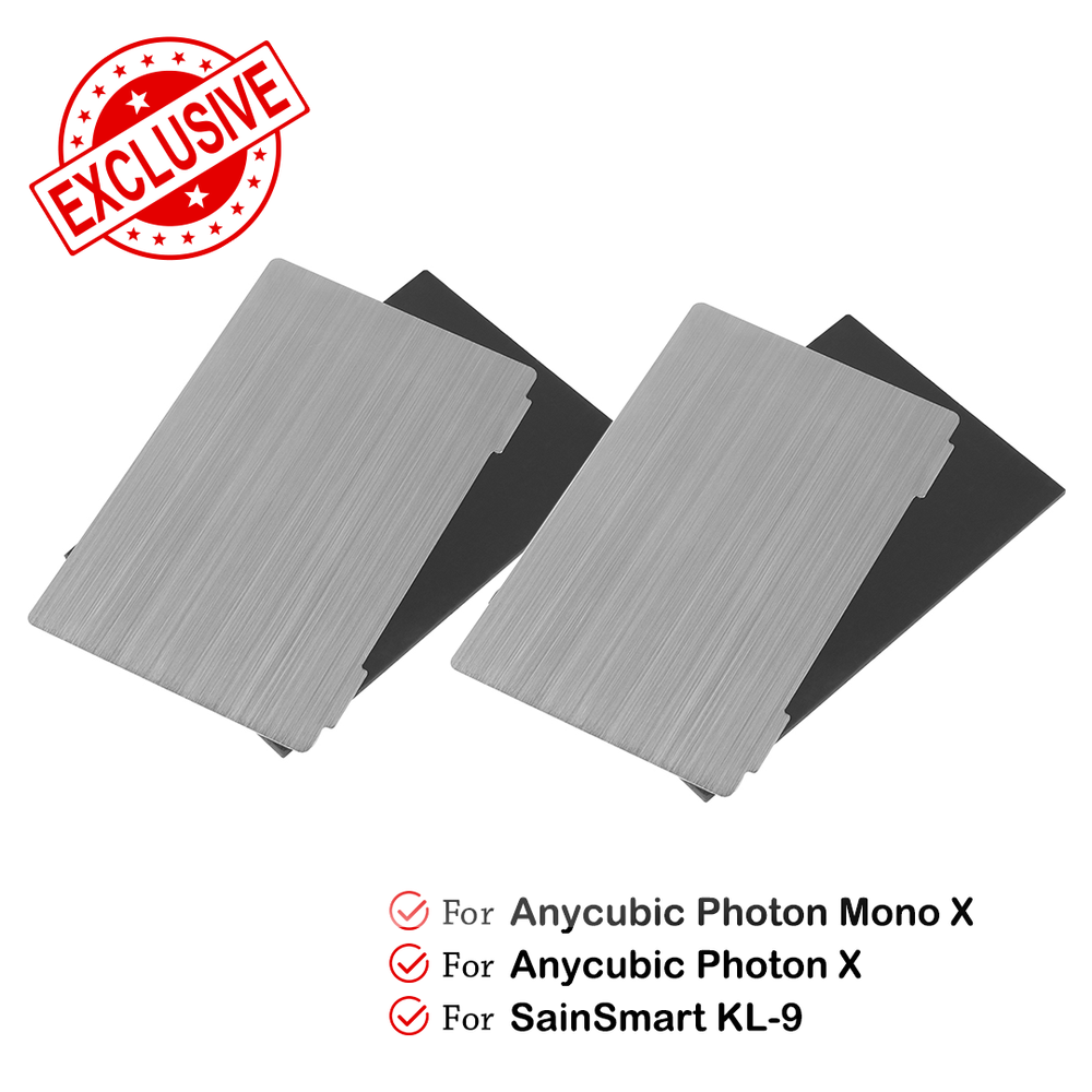 Resin Flexible Plates 2 Sets for Anycubic M3 Plus/ Photon Ultra/ S / SE / Mono,/Mono X Elegoo Mars/ Pro/Saturn